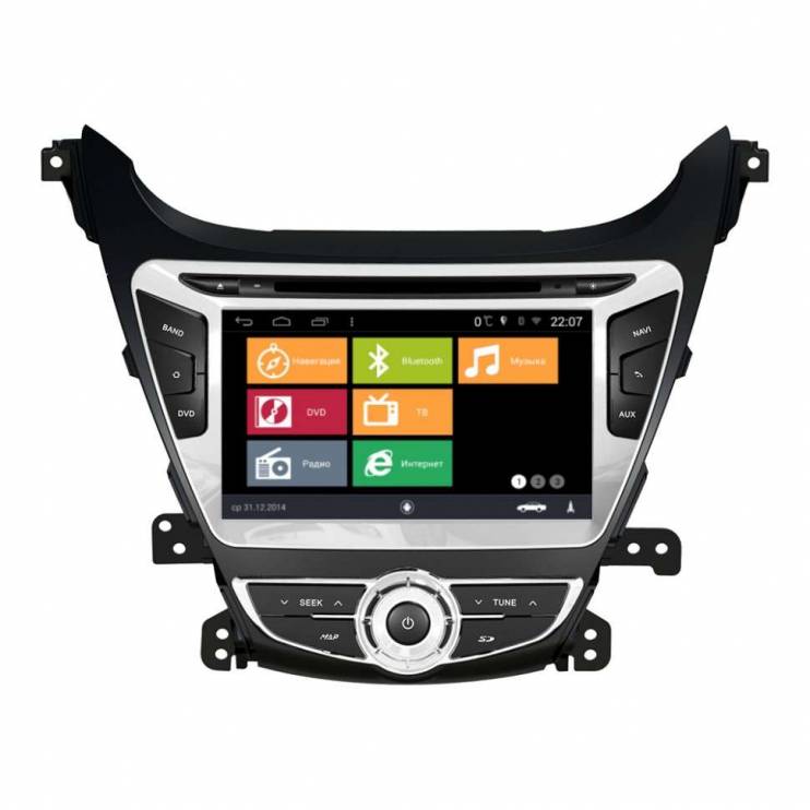 Штатная магнитола MyDean BS359 для Hyundai Elantra (2011-2015) 8"