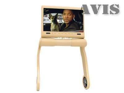 Монитор на подлокотник AVIS AVS0916T 8.5" с DVD (бежевый)