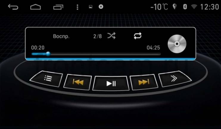Штатное головное устройство FarCar M807
