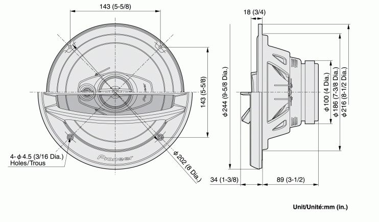 Pioneer TS-A2013I