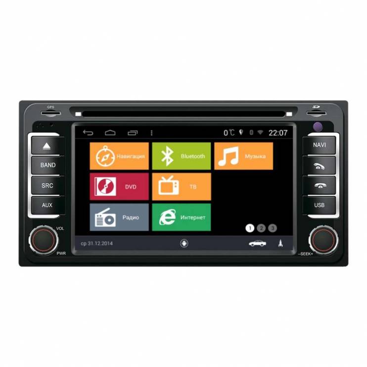 Штатная магнитола MyDean BS071 для Toyota Yaris (2007-2010)